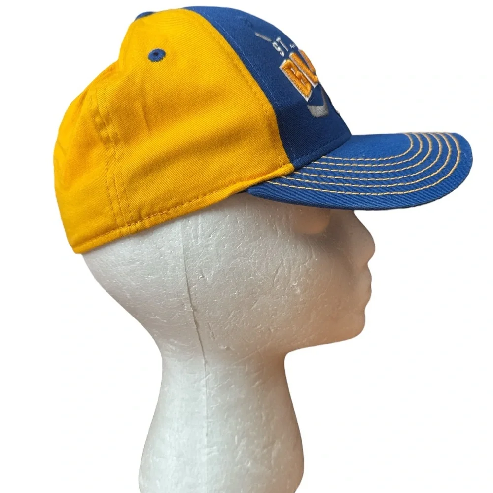 St Louis Blues Hockey Boys/Girls Youth Fitted Cap/Hat One Size Blue & Yellow NHL